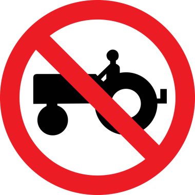 Çiftlik traktörü iz yok