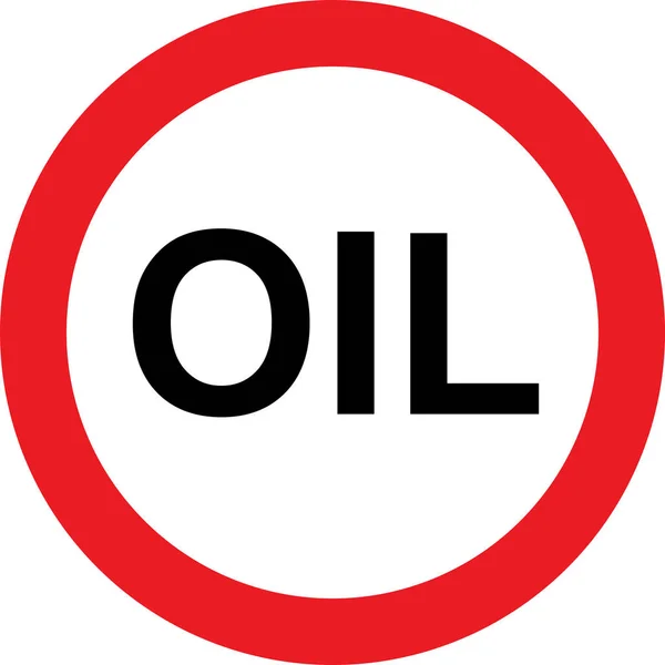 No oil sign — Stock Photo, Image