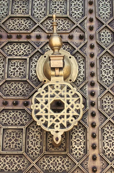 Typical arab style doorknob — Stock Photo, Image