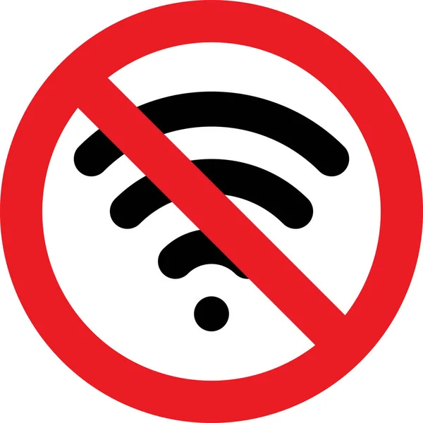 Nessun segno di connessione wireless — Foto Stock