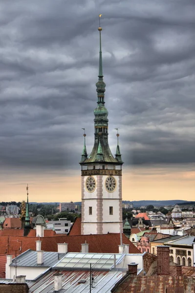 Panoramiczny widok na Ołomuniec — Zdjęcie stockowe