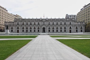 Şili 'nin Santiago şehrindeki La Moneda Sarayı