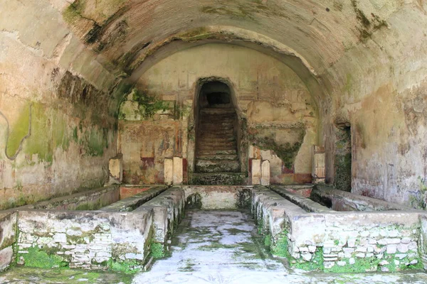 Ρωμαϊκή Βίλα Και Antiquarium Στο Μινόρι Ακτή Αμάλφι Ιταλία — Φωτογραφία Αρχείου