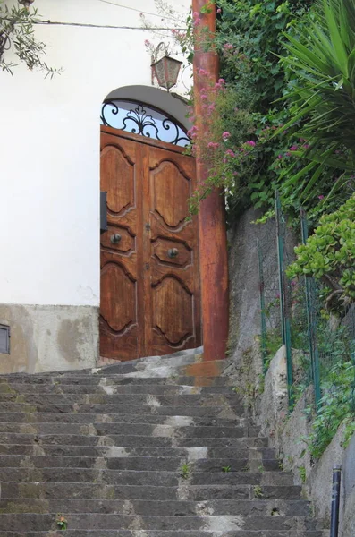 Städtische Landschaft Von Amalfi Italien — Stockfoto