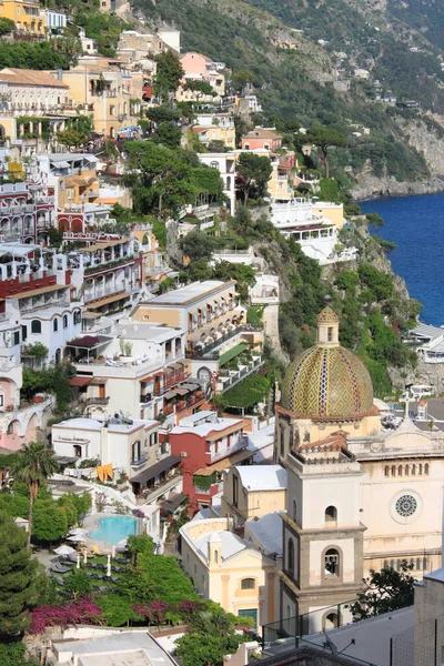Vue Panoramique Positano Côte Amalfitaine Italie — Photo