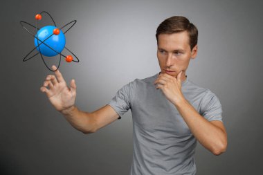 Adam bilim atom modeli, araştırma kavramı ile