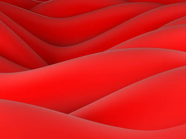 Fondo abstracto rojo, ilustración 3D . — Foto de Stock