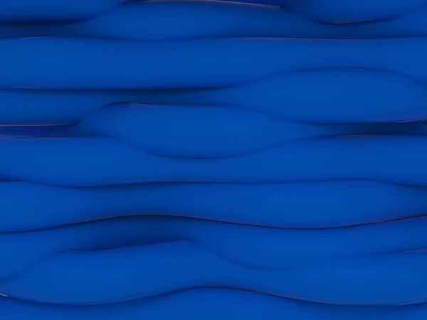 Абстрактный трехмерный фон, синее море или водные волны — стоковое фото
