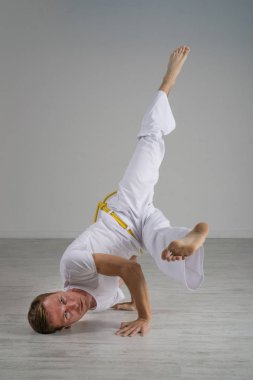 Capoeira, Brezilya savaş sanatı pratik adam.