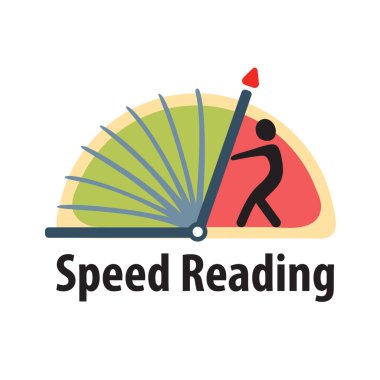 Kurslar hızlı okuma veya dakika test başına kelime için logo.