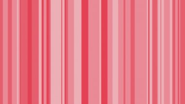 Renkli çizgili sıra dizisi, 4k. Soyut kırmızı ve beyaz hareketli grafikler arka planı. Pankartlar, gösteriler, animasyonlar için.