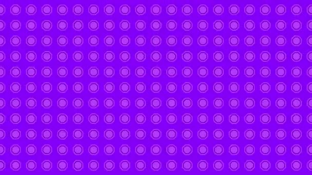 Modèle de séquence kaléidoscope coloré, 4K. Abstrait fond graphique violet mouvement. Pour clubs, spectacles, animation fractale . — Video