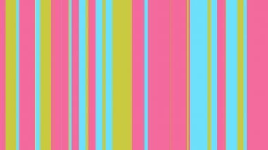 Renkli çizgili sıra dizisi, 4k. Soyut çok renkli hareket grafikleri arka planı. Kulüpler, gösteriler, animasyonlar için.