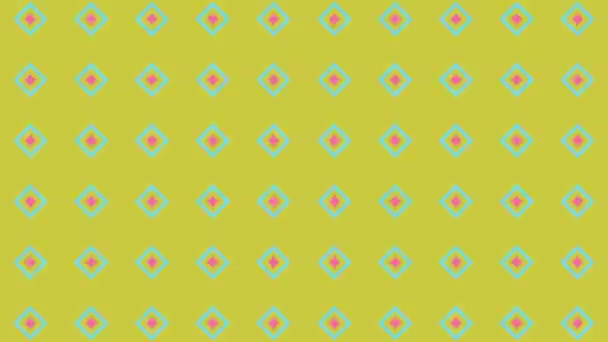 Modèle de séquence kaléidoscope coloré. 4k. Abstrait fond graphique de mouvement multicolore. Pour clubs, spectacles, animation fractale .