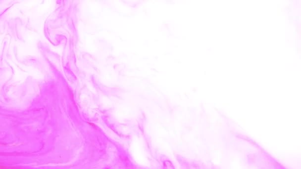 Abstract paint ink in motion. Psychedelic background footage. Colorful spots. Liquid design. — Stock Video