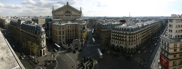 Panoramik Paris Opera Galeri Lafayette (Grand Opera). Paris, Fransa. Nisan, 2005. 