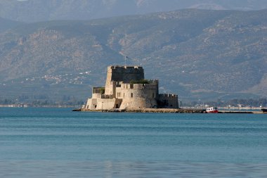 Bourtzi Castle, Nafplion, Yunanistan. Kasım, 2006.