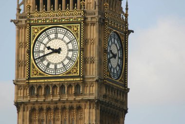 Londra büyük Ben saat ayrıntılarını. İngiltere'de. Nisan, 2006.
