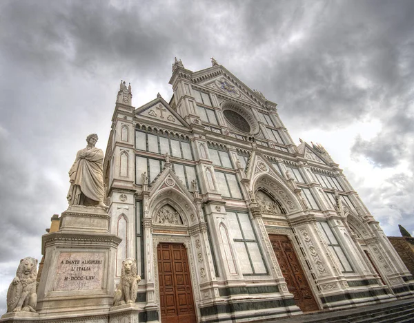 stock image Basilica of Santa Croce, Florence, Italy. January, 2014.