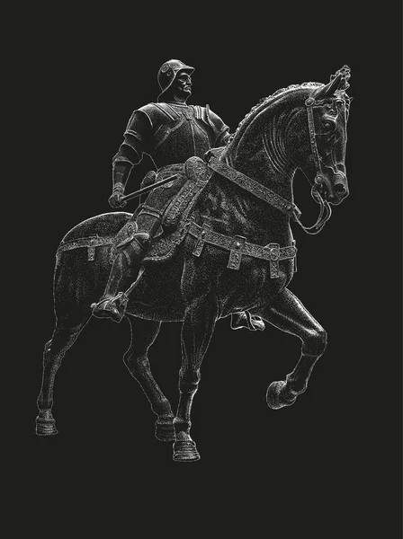 Bartolomeo Colleoni ünlü condottiere heykeli veya paralı askerler komutanı. Andrea del Verrocchio tarafından yapılmış. Venedik, İtalya