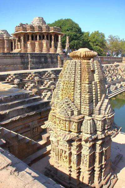 Modhera, グジャラート, インド: 太陽神寺院 — ストック写真