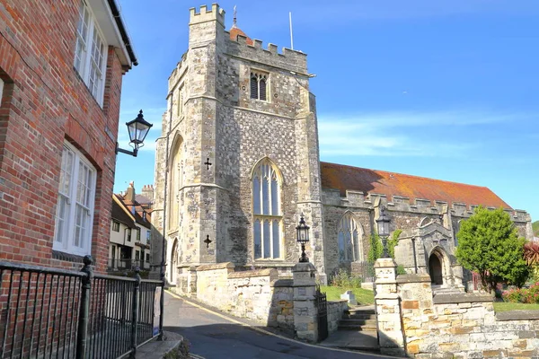 Hastings, Verenigd Koninkrijk: Sint Clemens kerk in Hastings oude stad — Stockfoto