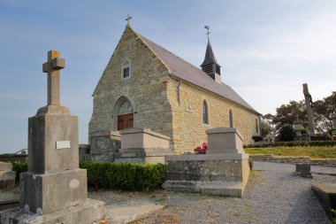 St Martin Church in Tardinghen, Cote d'Opale, Pas de Calais, Hauts de France
