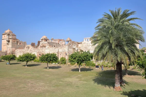 Chittorgarh Rajasthan India Dicembre 2017 Veduta Generale Del Palazzo Rana — Foto Stock