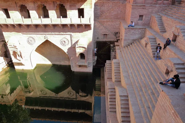 Jodhpur Rajasthan India December 2017 Toonwar Tunwar Jhalra Baori Stepwell — Stockfoto