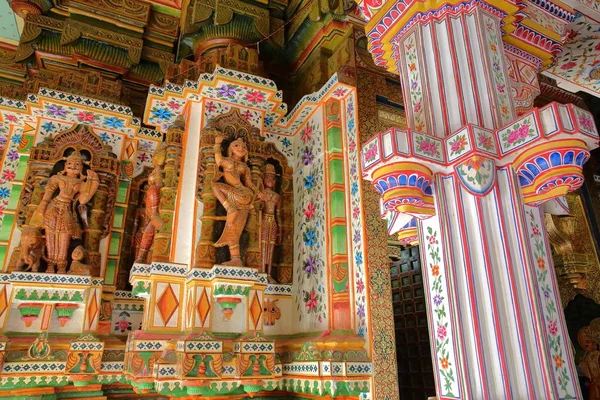 Bikaner Rajasthan Indien December 2017 Interiör Jain Bhandasar Templet Ligger — Stockfoto