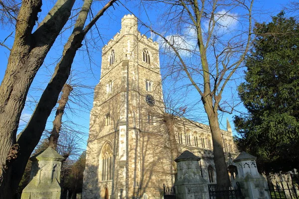 Allhelgonakyrkan Fulham Bishops Park Stadsdel Hammersmith Och Fulham London — Stockfoto