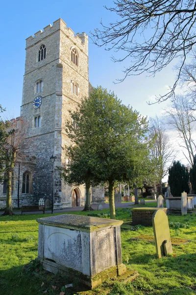 Allhelgonakyrkan Fulham Bishops Park Stadsdel Hammersmith Och Fulham London — Stockfoto