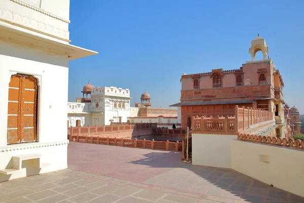 Bikaner Rajasthan Índia Dezembro 2017 Topo Ornamentado Forte Junagarh — Fotografia de Stock