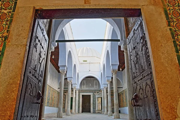 Kairouan Tunísia Dezembro 2019 Abou Zamaa Zaouia Mesquita Barbeiro Mesquita — Fotografia de Stock