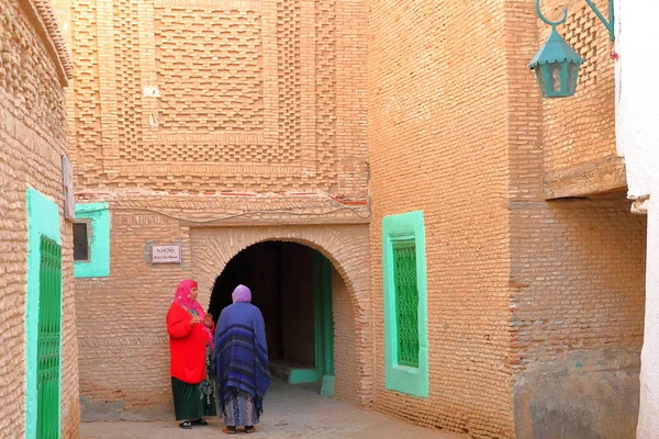 Naelc Túnez Diciembre 2019 Medina Histórica Decorada Con Ladrillo Nefta —  Fotos de Stock