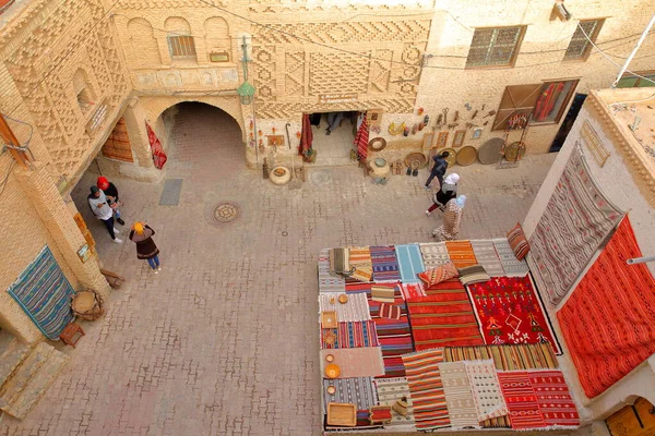 Tozeur Tunisia December 2019 Historical Medina Tozeur Ouled Hadef Decorated — Stock fotografie