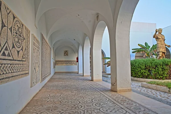 Jem Tunisia December 2019 Inner Courtyard Arcades Archeological Museum Exhibition — стокове фото