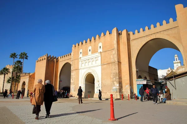 Sfax Tunisia Diciembre 2019 Bab Diwan Puerta Entrada Principal Medina —  Fotos de Stock