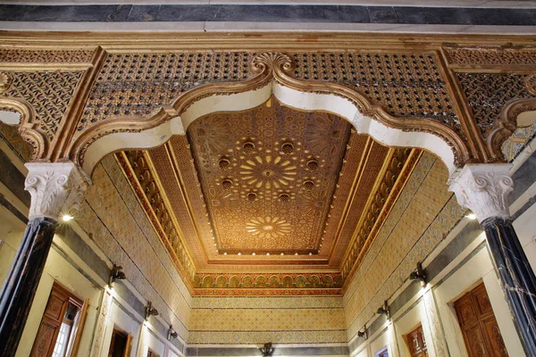 Tunis Tunisie Décembre 2019 Splendide Intérieur Palais Dar Lasram Manoir — Photo