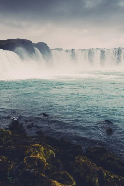 Wodospady Godafoss w Islandzie — Zdjęcie stockowe