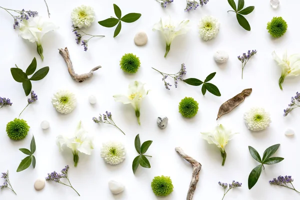 Floral Arrangement On White Background — Stock Photo, Image