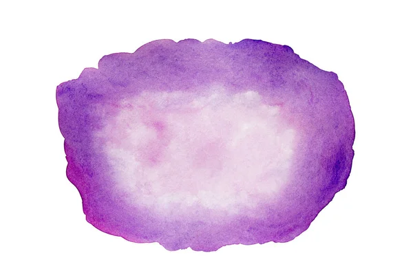 Abstract Background Watercolor Purple Shape White Background — Stock Photo, Image