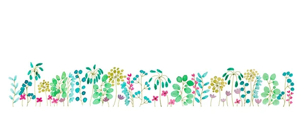 Suluboya Çiçek Kompozisyon