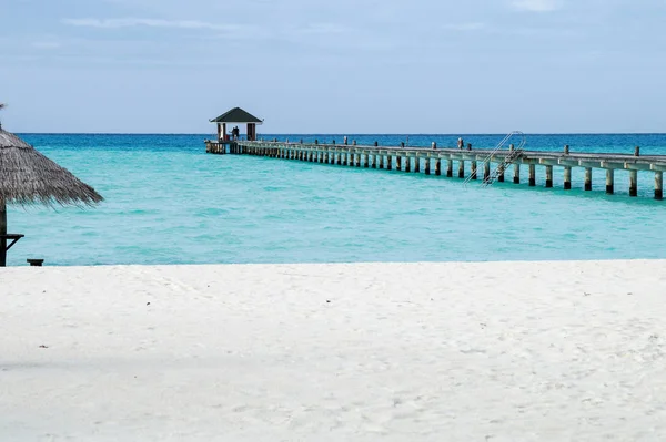 Silla Playa Las Maldivas Atolón Ari — Foto de Stock