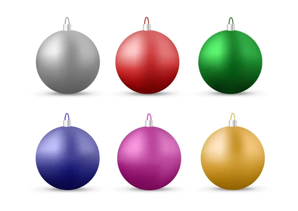 New Year balls — Stock Vector