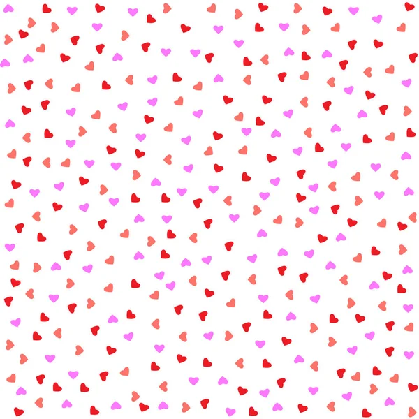 Red pink heart background — Stock Vector