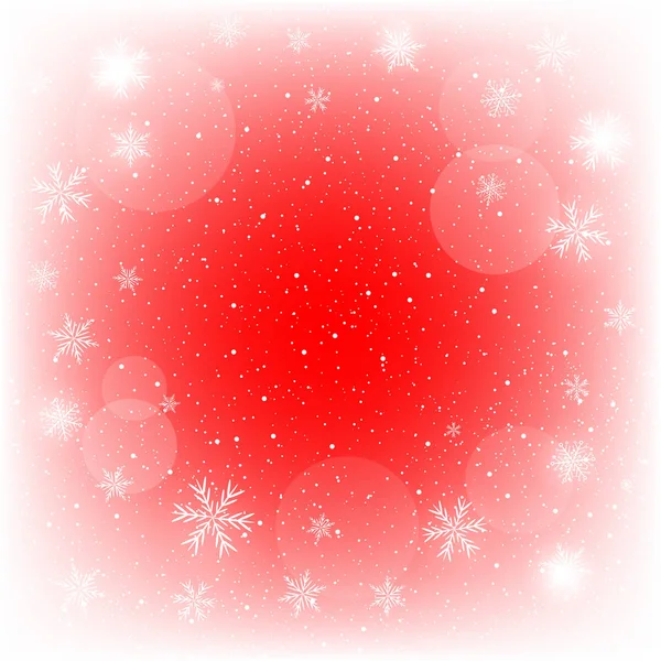 光る赤いクリスマス背景 — ストックベクタ