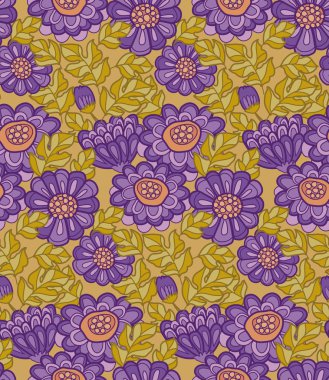 Kasımpatı çiçeği sorunsuz tasarım