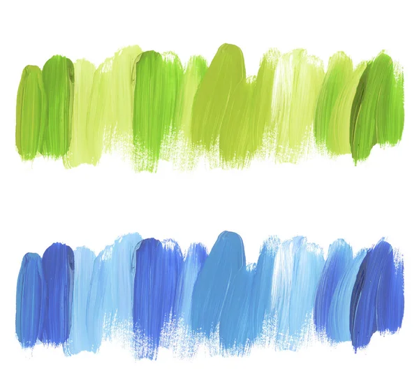 Абстрактный ярко-синий фон. Ручной рисунок кистью — стоковое фото