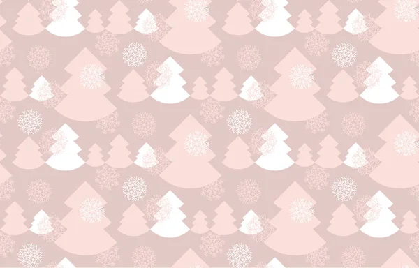 上品なオフホワイト色のクリスマス背景。クリスマス faminin スタイル海 — ストックベクタ